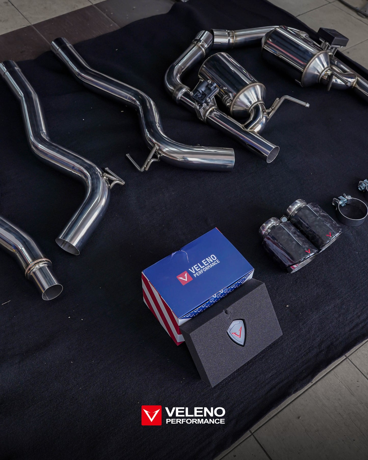 Veleno Ford Mustang 2.3 & 5.0cc catback exhaust system