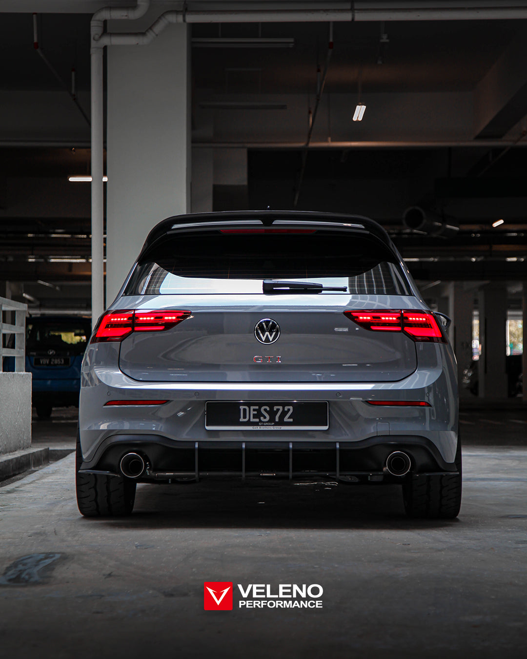 Volkswagen Golf MK8 TSI/GTI/R catback exhaust