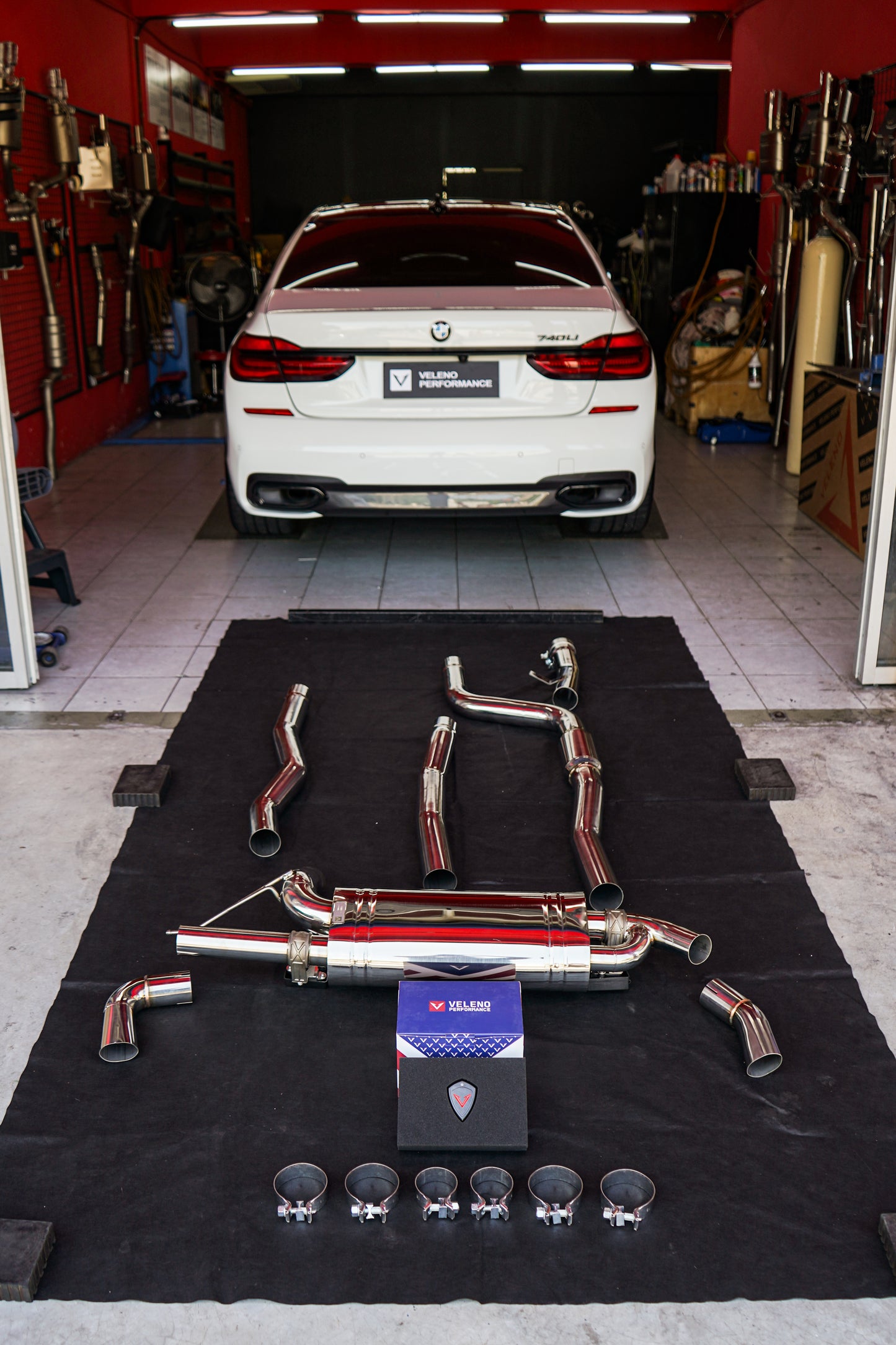 BMW 740Li M Sport catback exhaust system